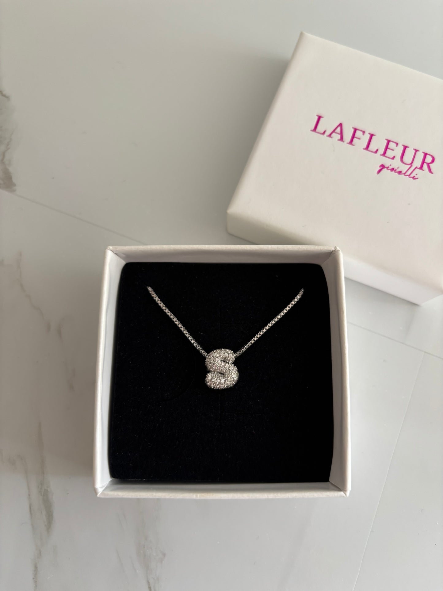 Collana Mini Hailey Iniziale Silver