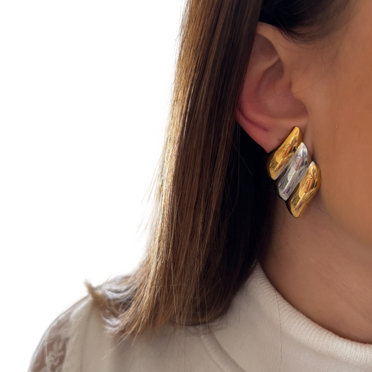 Orecchini Ginevra Bicolor