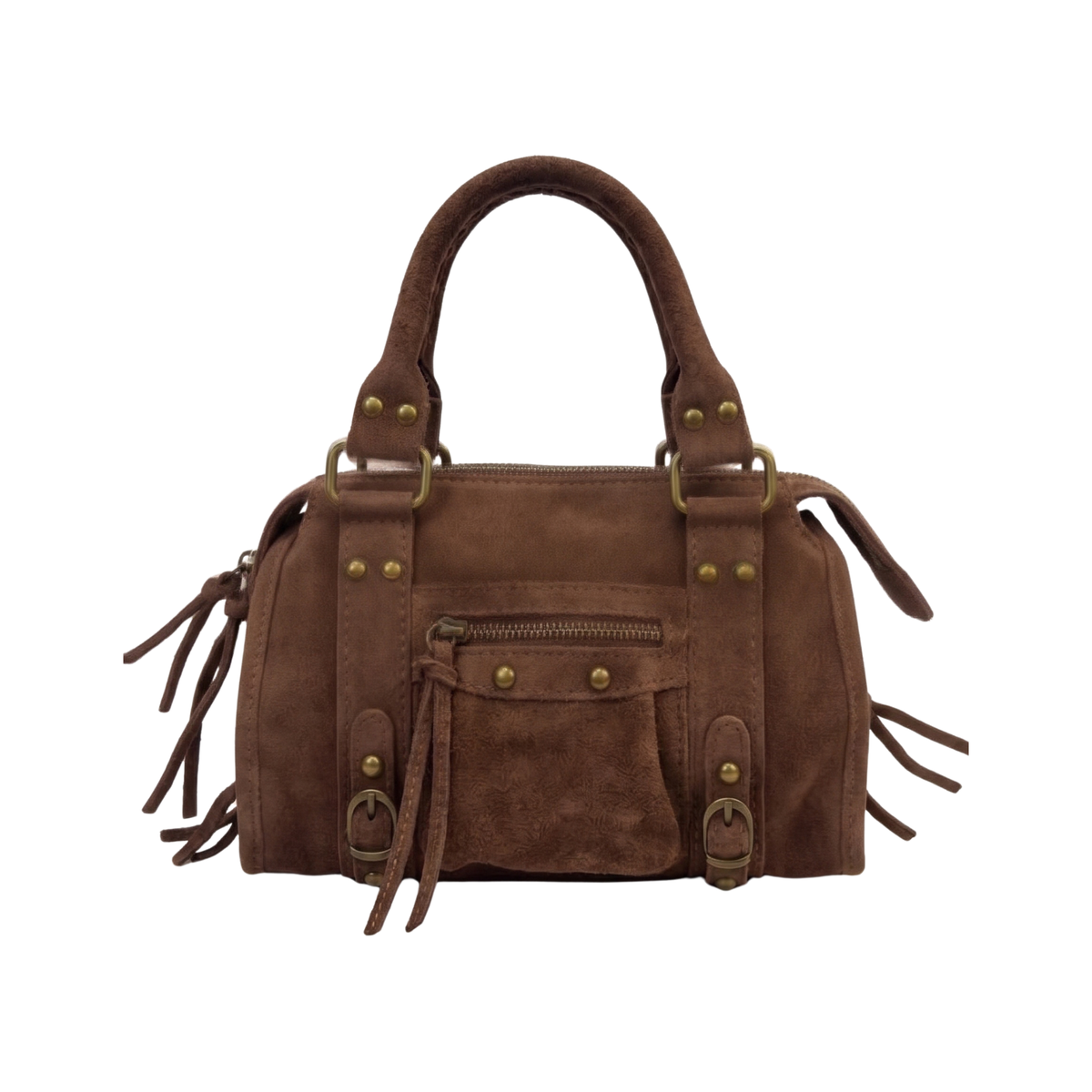 Borsa Gilda Suede Marrone