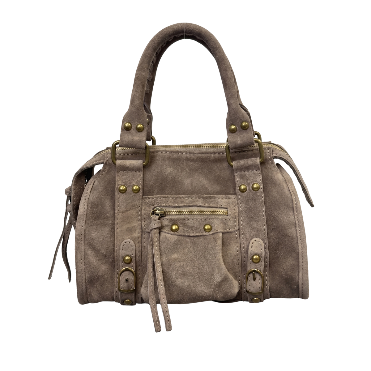Borsa Gilda Suede Tortora