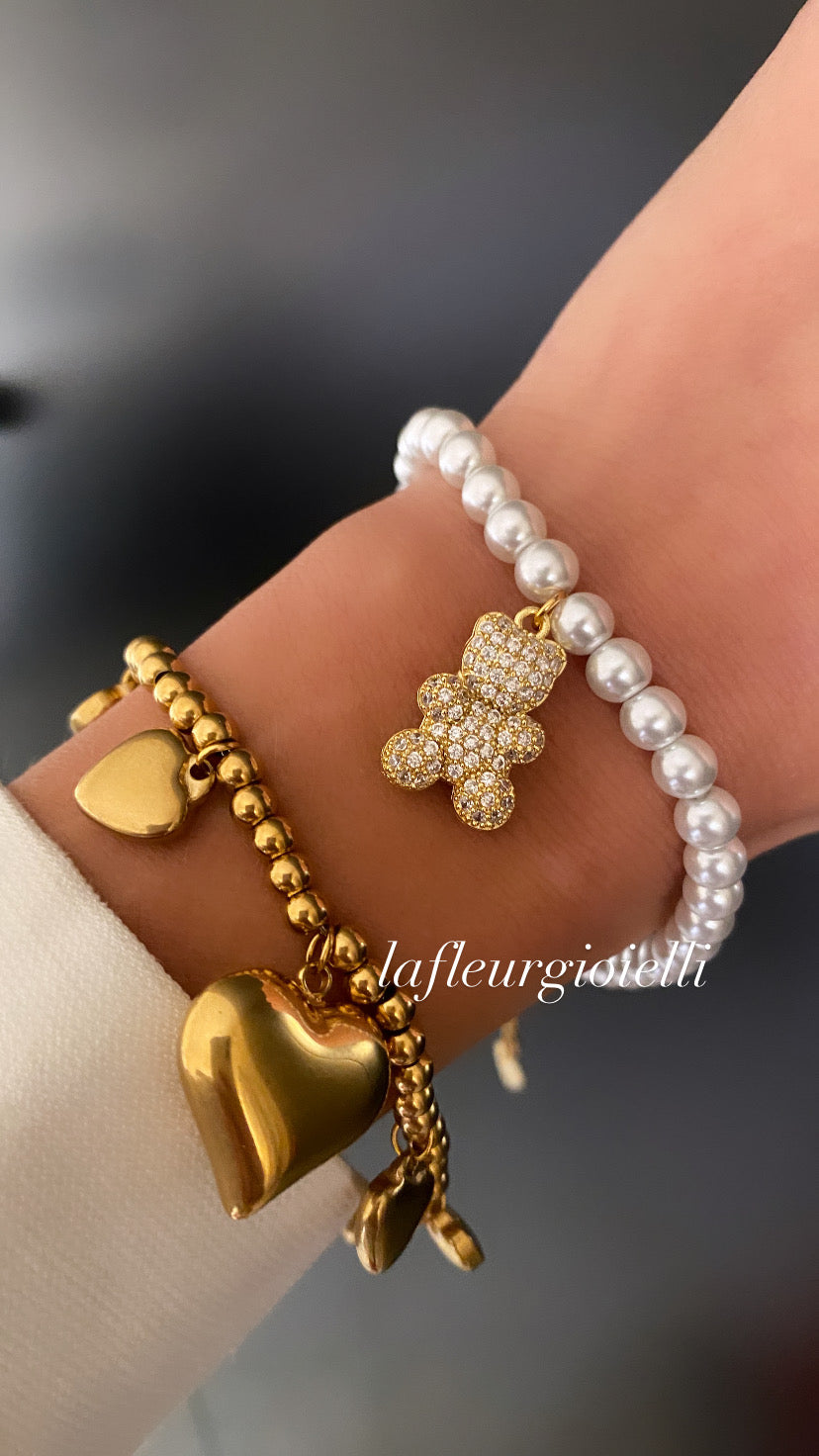 Bracciale cuori