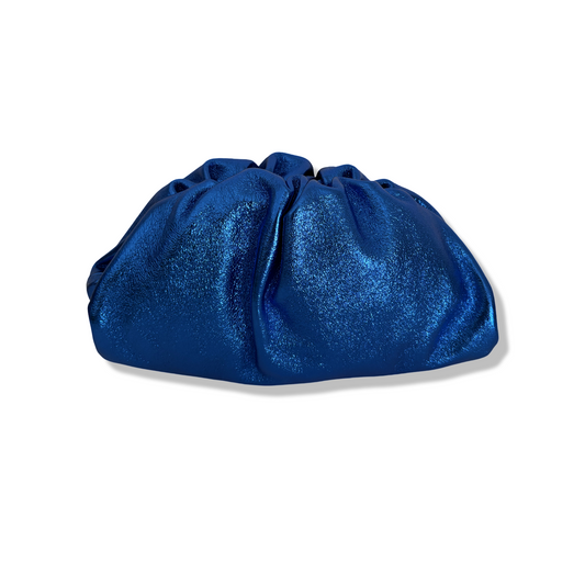 Borsa pouch blu
