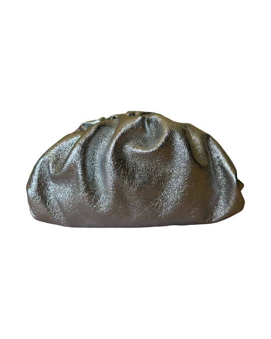 Borsa pouch argento