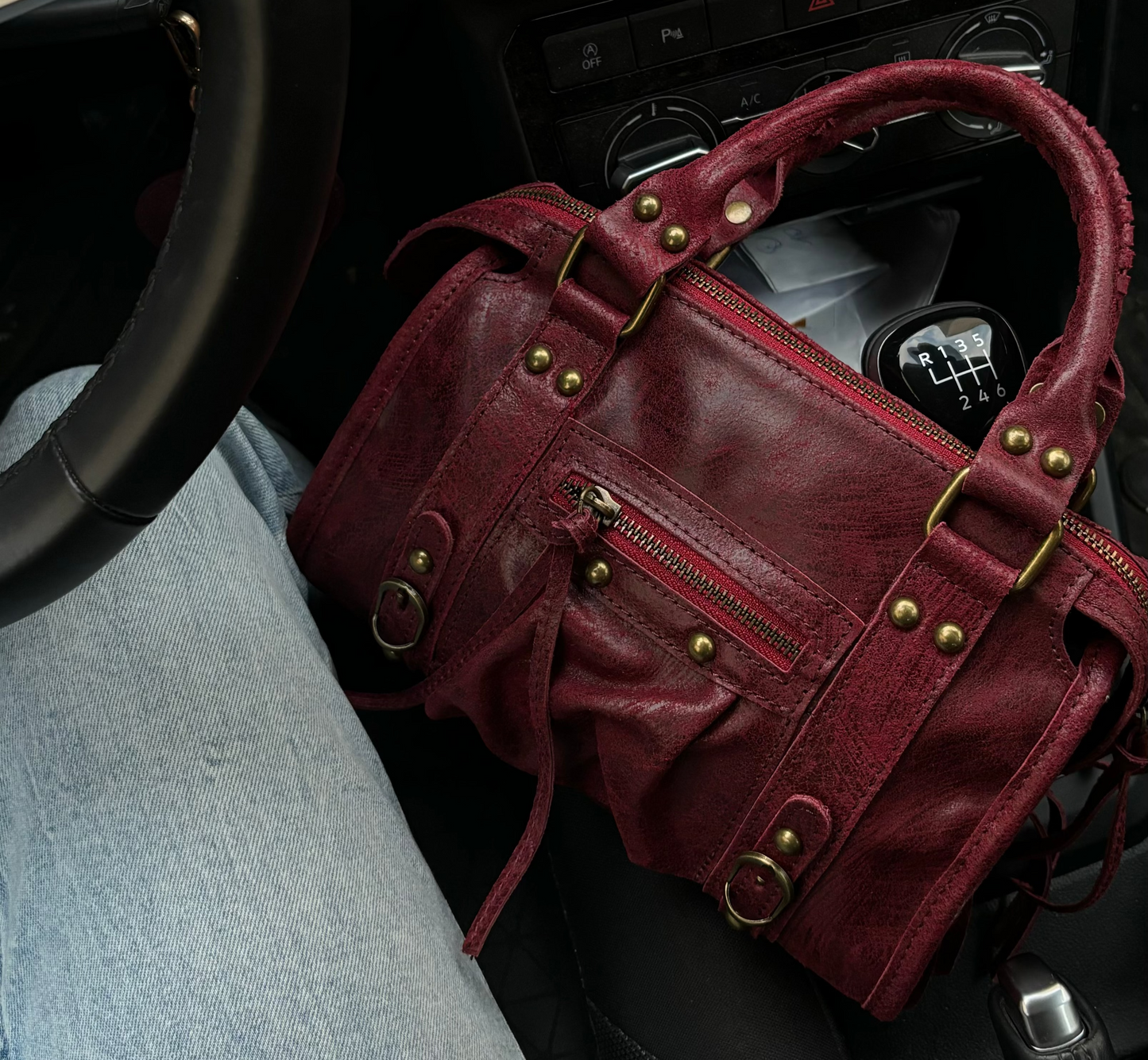 Borsa Gilda Bordeaux