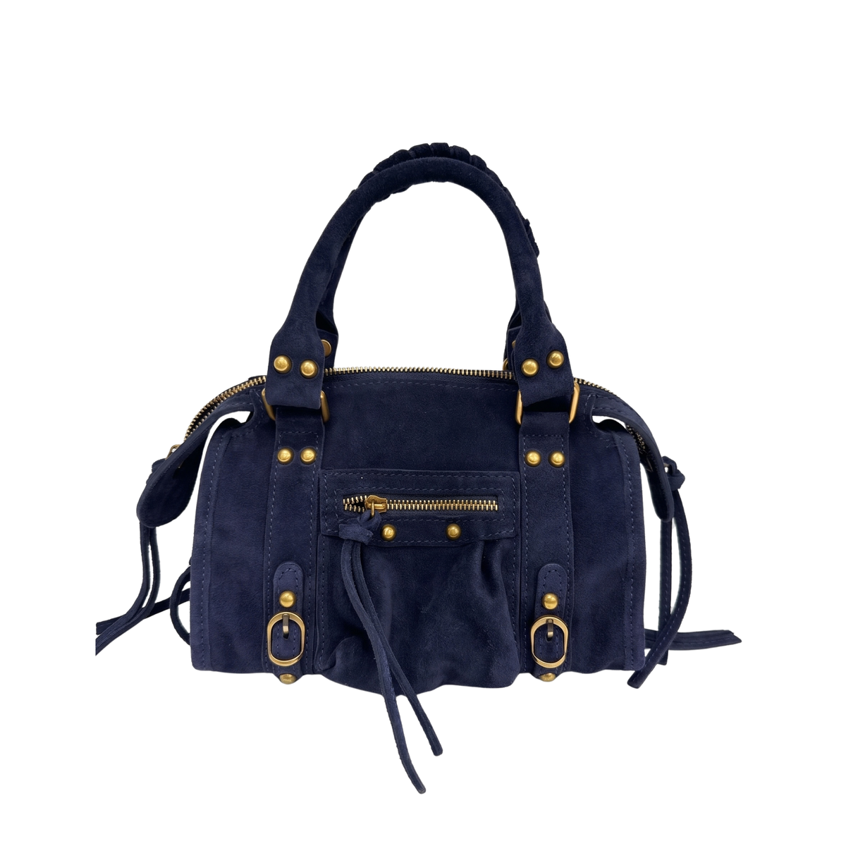 Borsa Gilda Suede Blu
