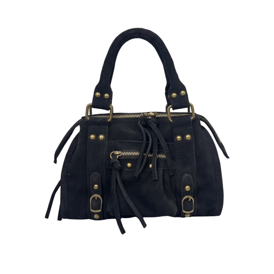 Borsa Gilda Suede Nera