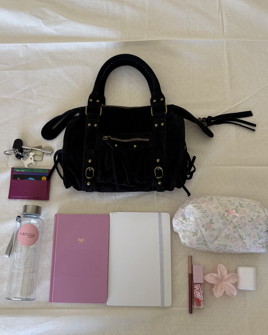 Borsa Gilda Media Suede Nera